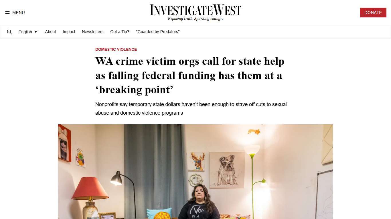 WA crime victim orgs urge state to fix funding crisis